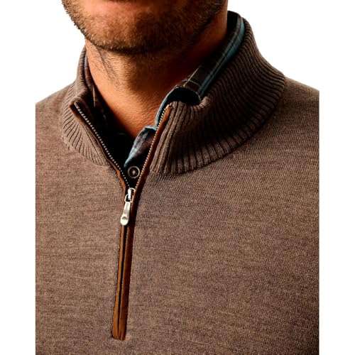Merino Wool Quarter Zip Sweater by Johnnie O (3 Colors)3