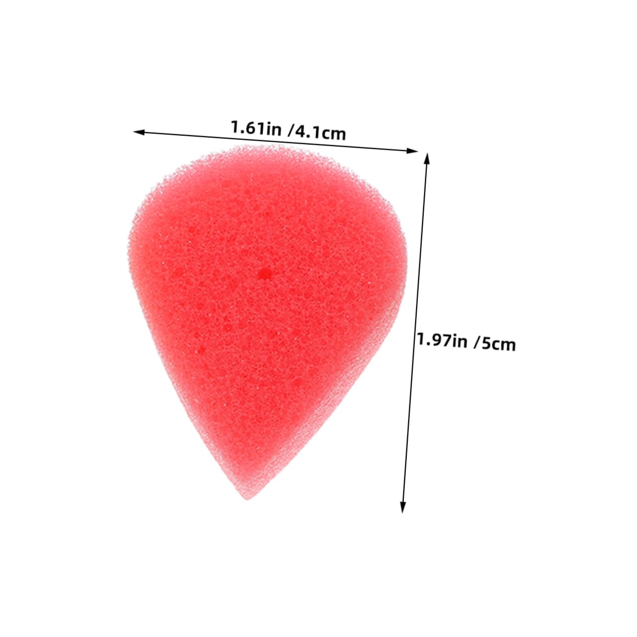 Ipetboom 30pcs Face Paint Sponges: Tear Drop Shaped Craft Sponges - Washable Reusable Painting Applicators for Halloween Birthday Parties and Activities