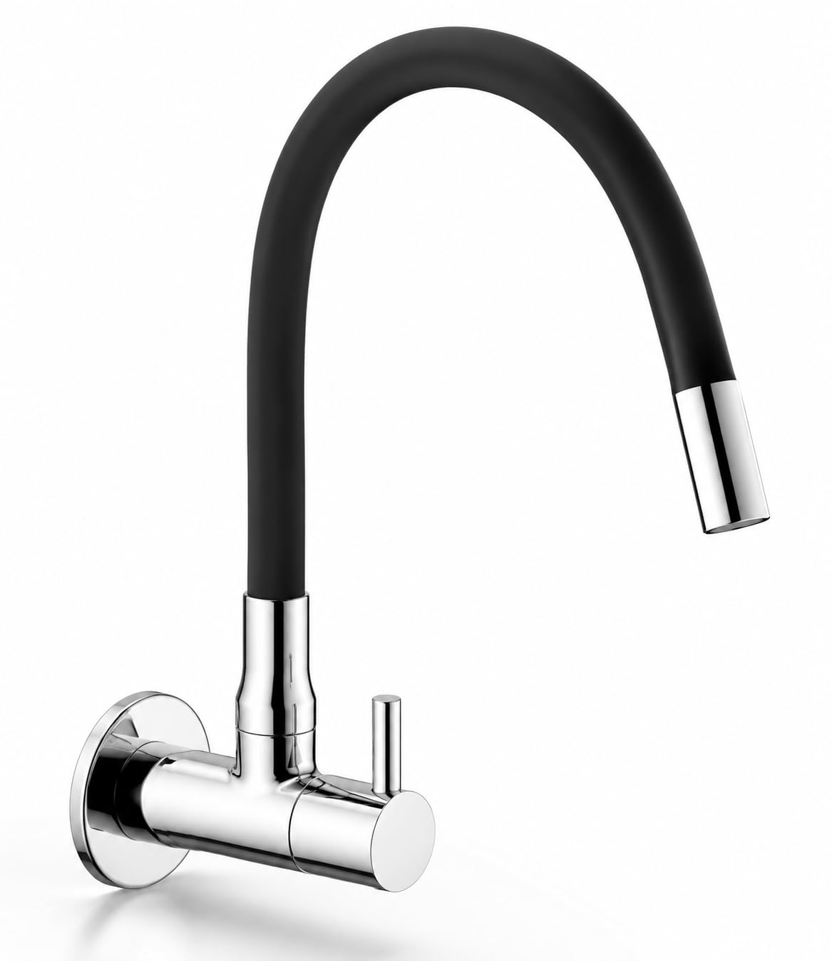 SEARENE BATHWARE Brass Sink Cock with Flexible Swivel Spout | Chrome Finish | Easy Installation | Elegant Faucet for Kitchen Sink | Smooth Water Flow | Versatile Design for Modern Kitchens-image-8