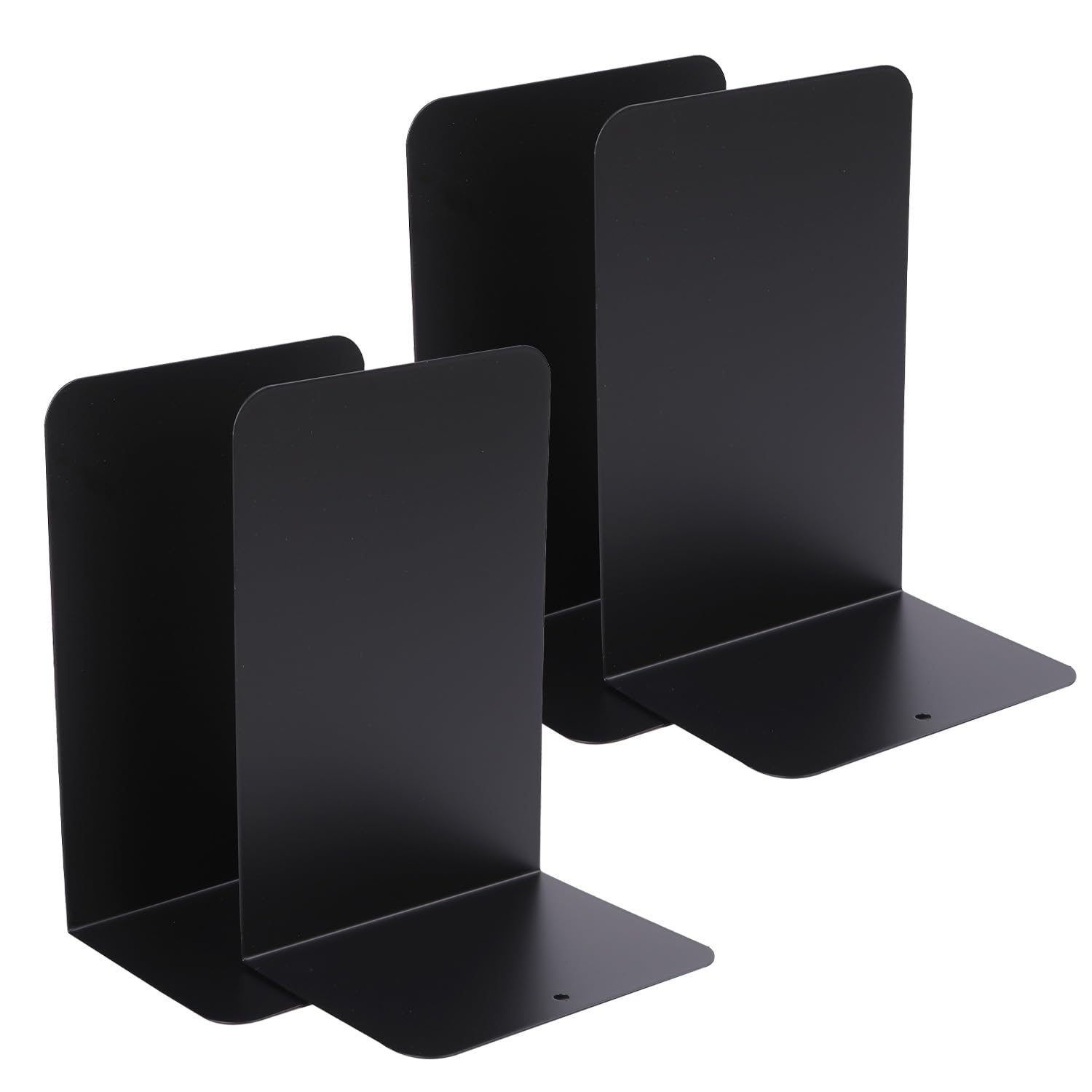 Amazon.co.jp: ブックエンド 4個セット 卓上 倒れない 金属製 滑り止め