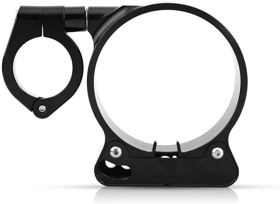 GXMZL Speedometer Bracket,CNC Aluminium Side Mount Speedometer Relocation Bracket Motorcycle Modified Accessory Black