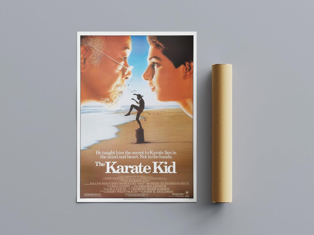 Pixie Posters Multi Colour 80S Classic Movie Posters The Karate Kid Wall Art (A3 Size 29.7Cmx42cm)