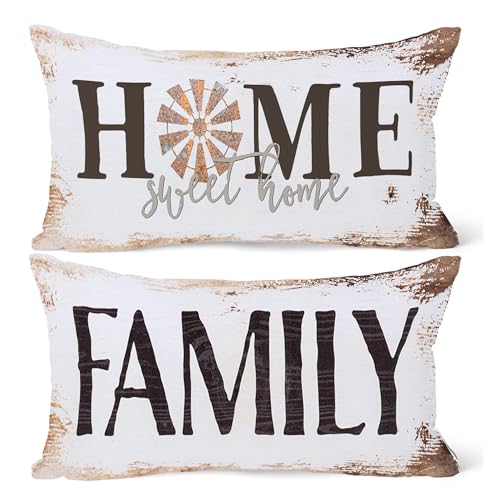 RB-Sweet-Home-Quotes-Family-Sentimental-Farmhouse-Throw-Pillow-Cover-Farm-Porch-Bench-Decor-Home-Decor-Housewarming-Gifts-12-x-20-Inch-Set-of-2-Flannel-Cushion-Cover-New-House-Bed-Sofa-Decor RB Sweet Home Quotes Family Sentimental Farmhouse Throw Pillow Cover Farm Porch Bench Decor Home Decor Housewarming Gifts 12 x 20 Inch Set of 2 Flannel Cushion Cover New House Bed Sofa Decor