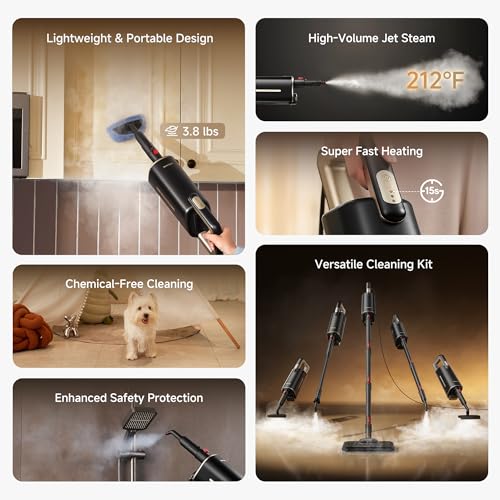 DREAME SH10 Steam Mop Detachable Handheld Steamer 13 in 1 Cleaner - image 3