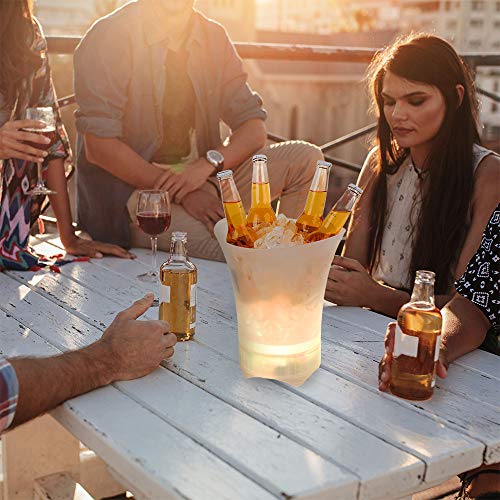 Intempo EE4938STKEU Party Ice Bucket with Rechargeable Bluetooth Speaker, Colour Changing Lights, Home/Bar Beer Wine Cooler, Cools Champagne/Prosecco, Chill Soft Drinks, Up to 6 Hours Play Time, 10 W - Afbeelding 5