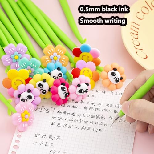 Set de 18 bolígrafos con tinta negra 0.5mm gel miniatura 3