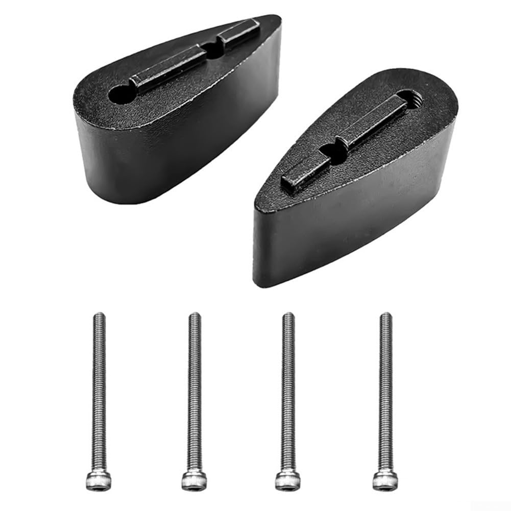 for TT Handlebar Spacers For Aero Bars 7075 Aluminum Alloy Pair 5/10/20/40mm Black Cycling Trial Bike Extension Riser Kit(20mm)