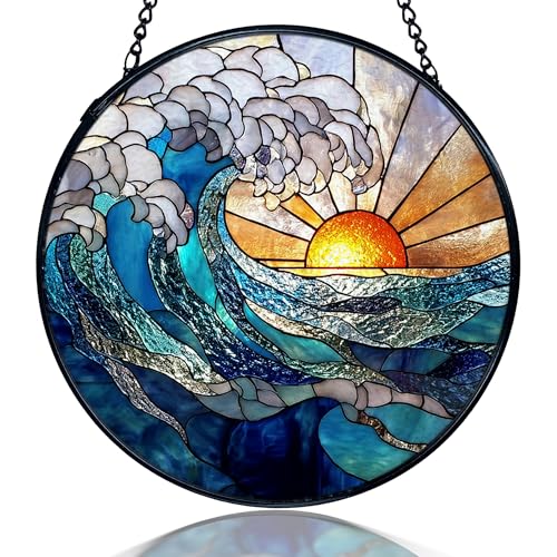 Attrape-soleil de plage vitré pour illuminer une pièce sombre murale - 2