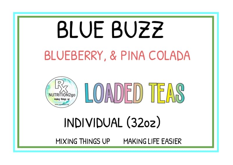 RxNutrition 2go Loaded Tea (Blue Buzz)