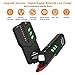 Network Cable Tester Meterk, 0-300M Digital Signal Transmission, NCV Voltage Detection, Adjustable Sensitivity, for Line Hunting, Network line to line, Telephone line Status and on-Off Detection