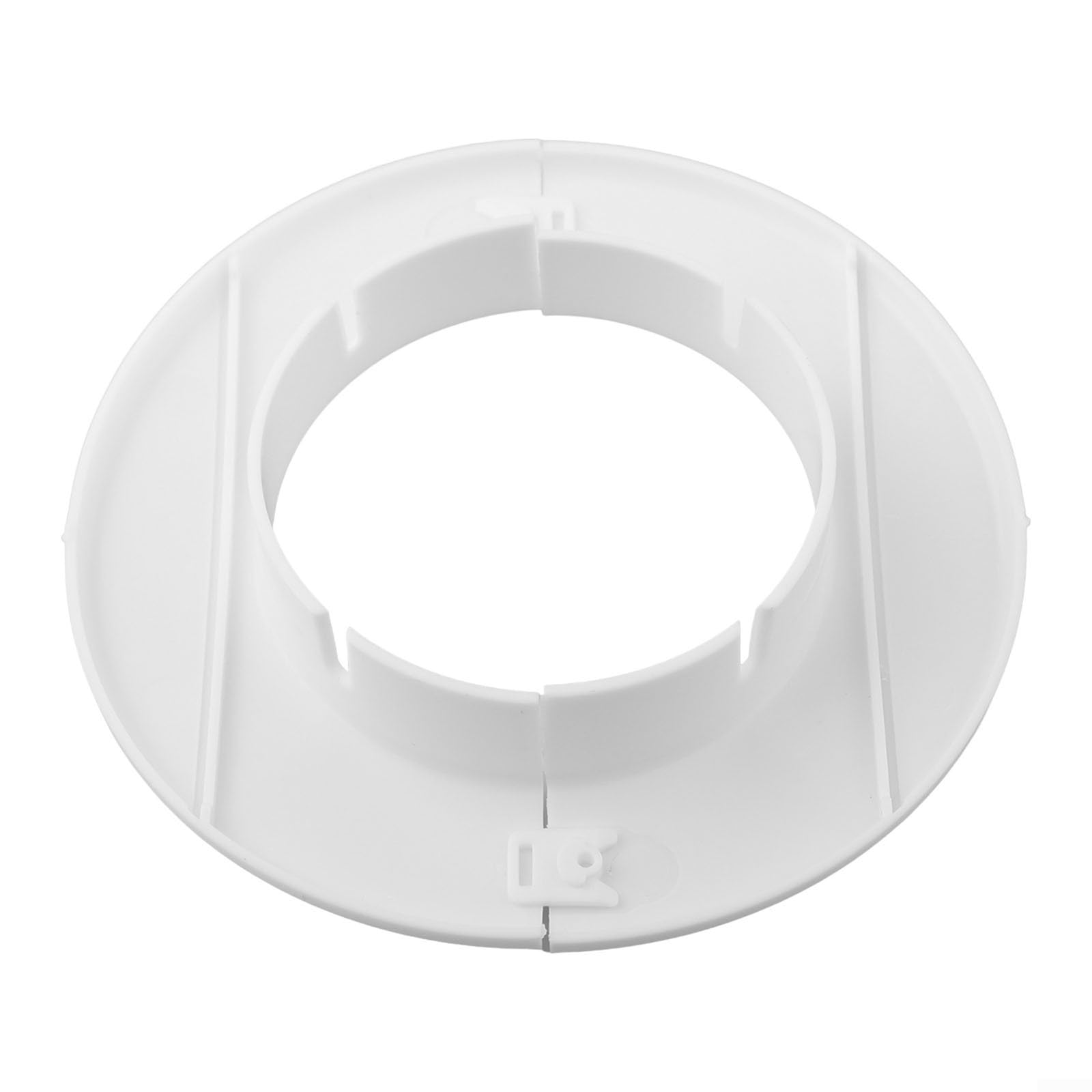 Kabeleinführungsabdeckung, Wandlochkanalabdeckung, PP-Material, Rohrabdeckung, dekorativer Abdeckring für Klimaanlage, Wasserrohr, 40–80 mm, Weiß (60 mm)