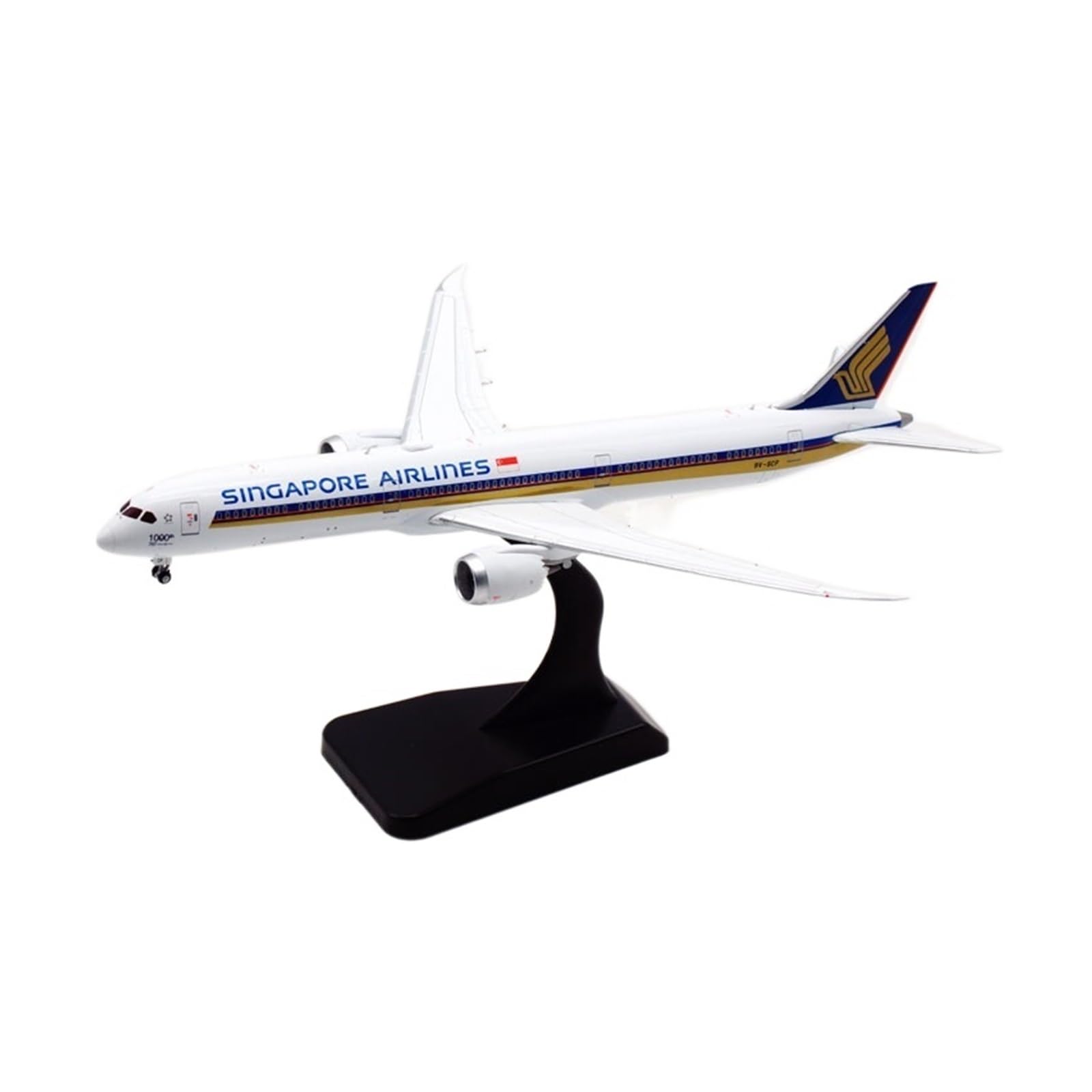 1/400 Scale B787-10 9V-SCP 1000TH Singapore Airlines Airplane Toy