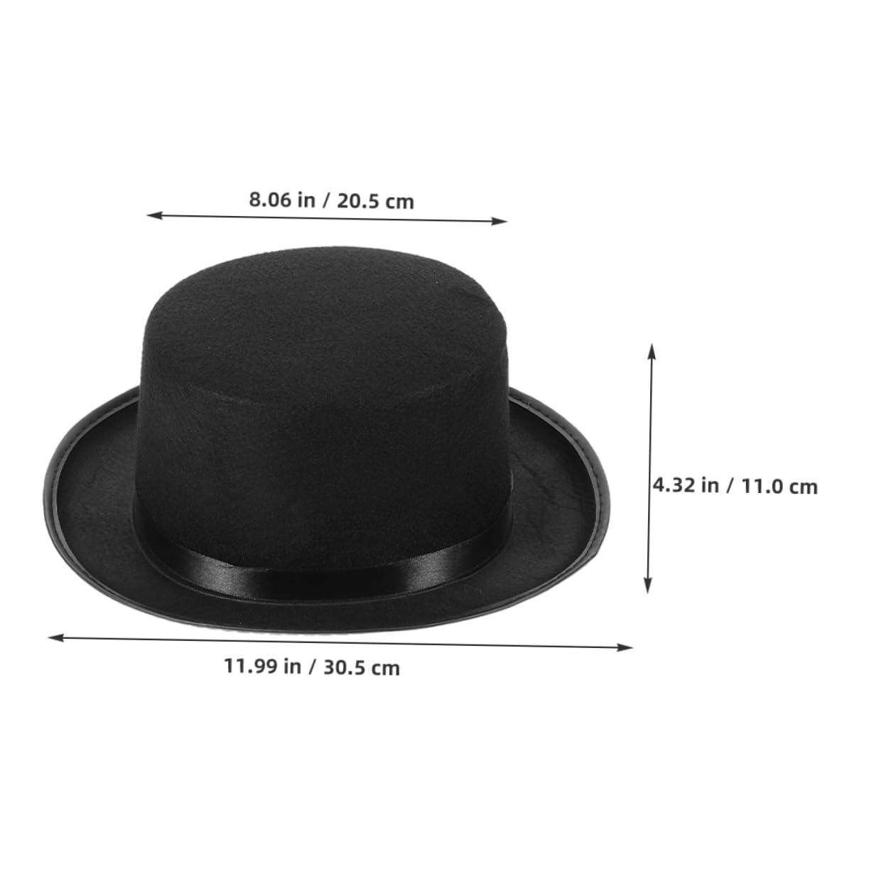 KOMBIUDA Deluxe Detective Accessories Set Top Hat Bow Tie Gloves for Halloween Cosplay