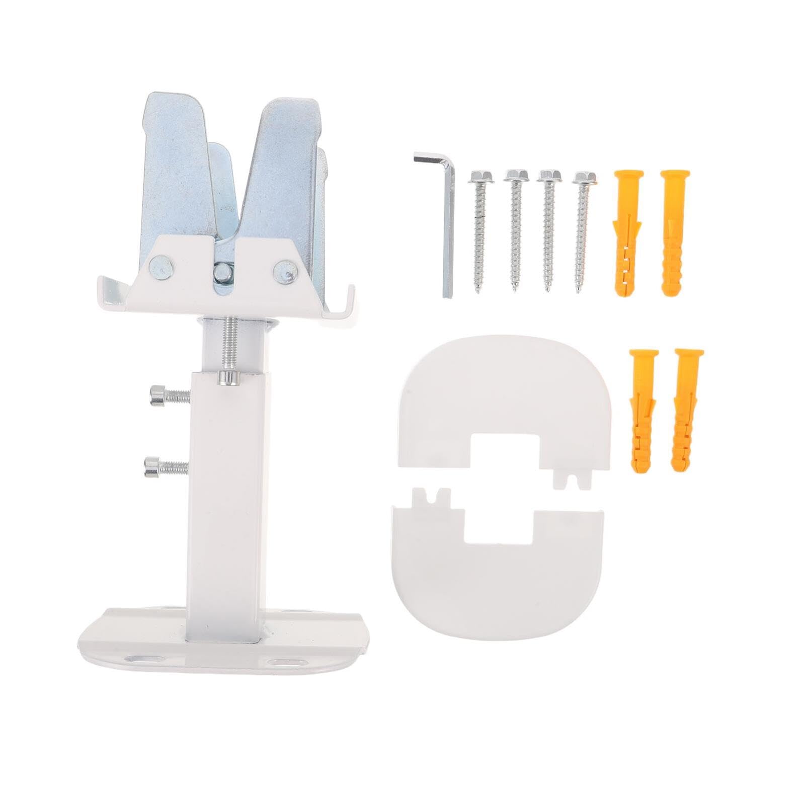 Support de Radiateur Réglable en Acier Carbone Hauteur 14-21 Cm, Base Ovale Renforcée, Pied Stable pour Radiateurs Panneaux, Accessoires de Chauffage Domestique, Installation