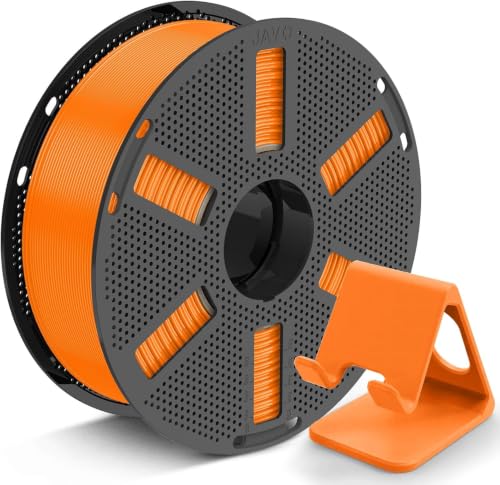 JAYO PLA 3D Printer Filament 1.75 mm, 1.1KG Vibrant Orange