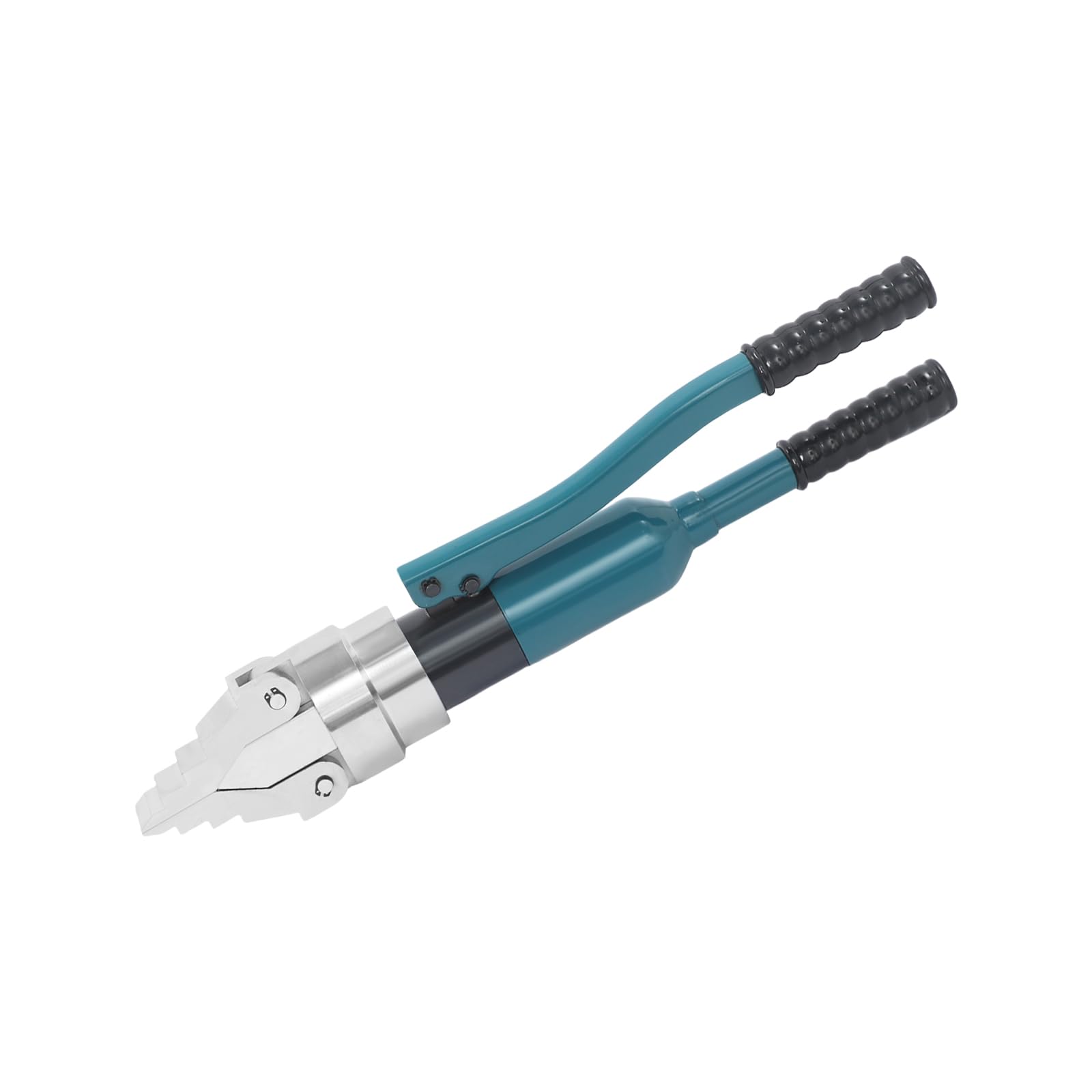 12T Herramienta de esparcidor hidráulico portátil con caja de transporte, separador de bridas hidráulico manual integrado con diseño de mango ergonómico, para reparación de electricidad y construcción