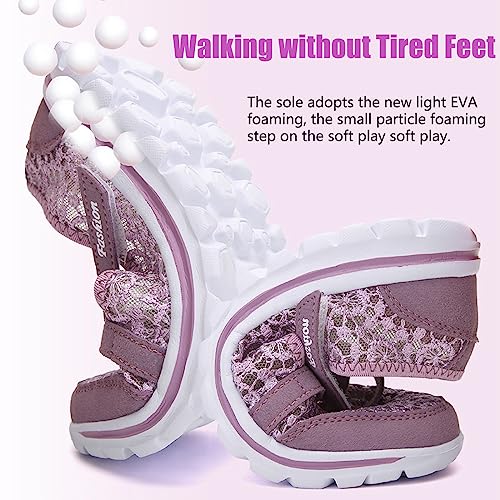 Optigard Women's Lace Mesh Adjustable Breathable Flat Walking Shoes Casual Non-Slip Lightweight Sneakers Comfortable Slip-On Shallow Mouth Mom Shoes Nurse Working Shoes Mary Jane Shoes4