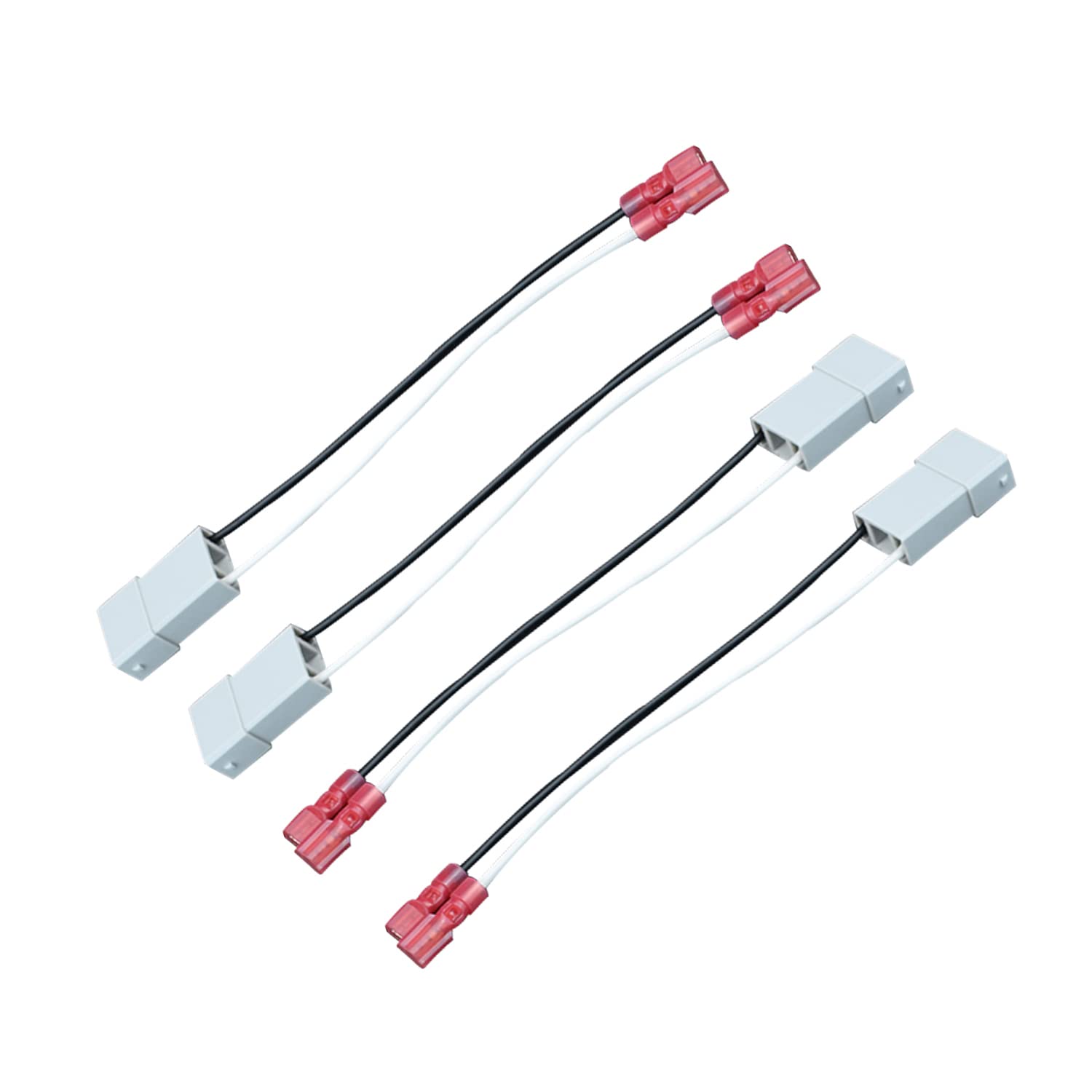 72-7800 Car Speaker Connector Speaker Wire Harness Replacement for Honda Civic Cr-v Ridgeline Accord Element Acura Integra TSX RSX CL ILX MDX RL TL 1990-up, Door Speaker Harness Adapter 4Pcs