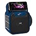 Jensen JEP-175 Portable Bluetooth Rechargeable Speaker with Built-in Emergency USB Charging Port, FM Radio, Flashlight & Solar Charging (Blue)
