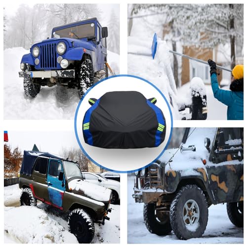 Image of Avecrew for Chevrolet Corvette C4 /C5 /C6 /C7 Car Cover Waterproof All Weather for Automobiles, Outdoor Full Exterior Covers Fit 1984-2019 Corvette C4 /C5 /C6 /C7 with Windproof Strap and Driver Door Zipper