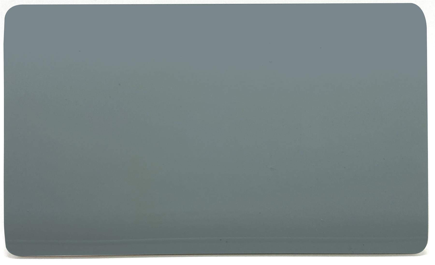 Trendi Switch Cool Grey Artistic Modern Glossy Decorative Screwless Standard Double Wall Blanking Plate For Electrical Sockets, Outlet With Screws In - Art-2Blkcg