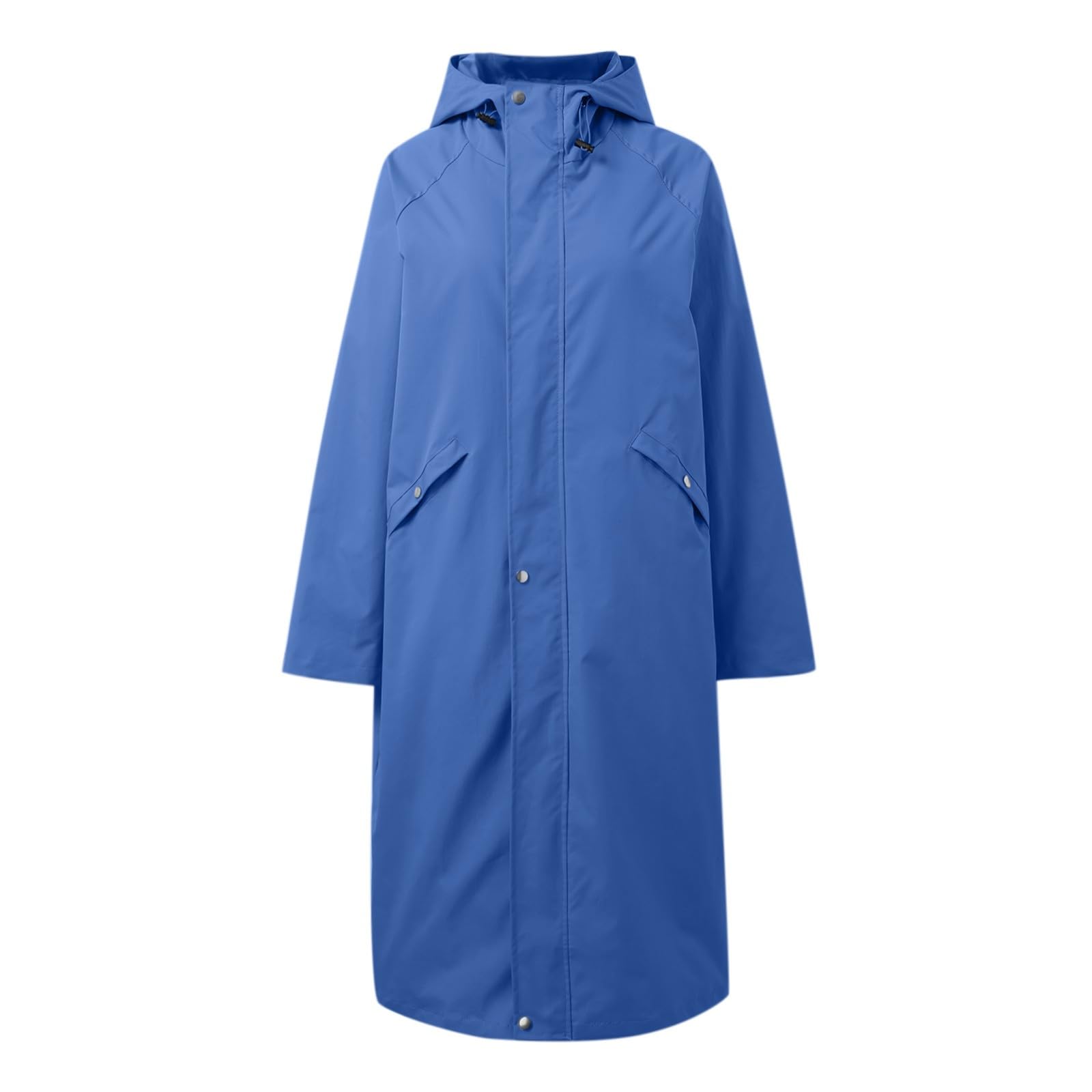 Generisch Cappotto impermeabile da uomo e donna, impermeabile, traspirante, parka impermeabile, per attività all'aperto, giacca a vento lungo, trench, giacca impermeabile ripiegabile, giacca softshell