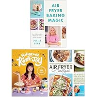 Air Fryer Baking Magic, Baking with Kim-Joy & The Complete Healthy Air Fryer Cookbook 3 Books Collection Set