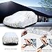 Amazon Basics Silver Weatherproof Car Cover - 150D Oxford, Sedans up to 200