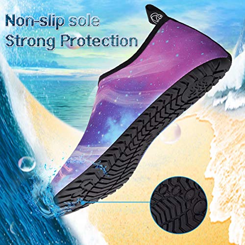 Image of YALOX Water Shoes Women's Men's Outdoor Beach Swimming Aqua Socks Quick-Dry Barefoot Shoes Surfing Yoga Pool Exercise
