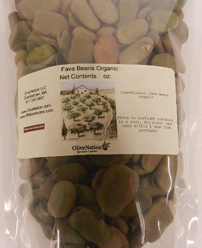 OliveNation Organic Fava Beans, Dried Broad Beans, Non-GMO, Gluten Free, Kosher, Vegan - 32 ounces