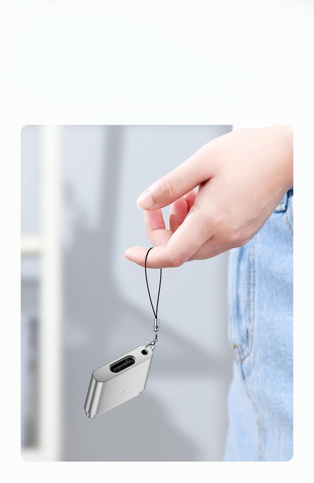 LivX Type-C to MagSafe 3 İle Uyumlu Dönüştürücü | 140W Hızlı Şarj Destekli | MacBook İle Uyumlu Çevirici Gri SF-3