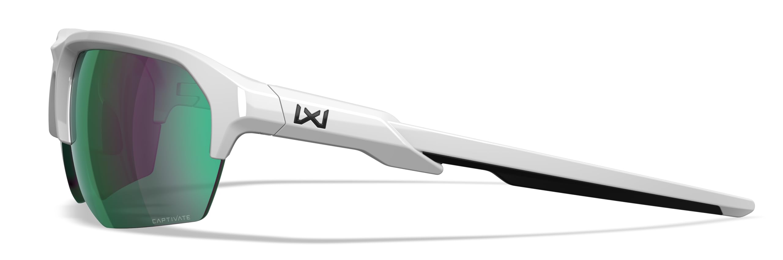 Wiley X JAKL - Gafas de sol balísticas, gafas de seguridad para hombres y mujeres, protección ocular UV para disparar y al aire libre, Negro mate y marrón, Medium-Large