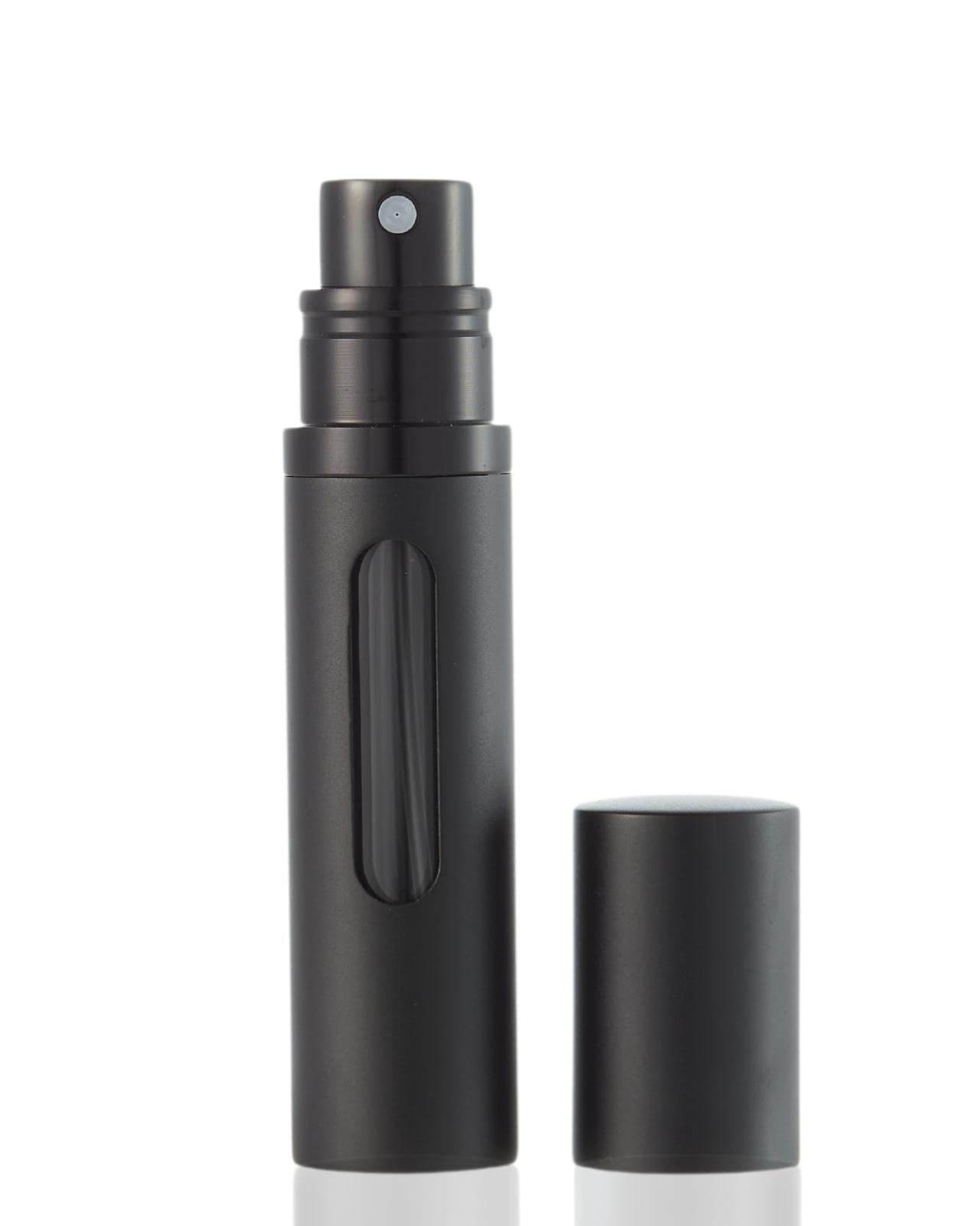 5ML Perfume Atomiser,Refillable Perfume Spray Bottles,Mini Cologne Dispenser,Empty Fragrance Spray Bottle for Travel(Black)