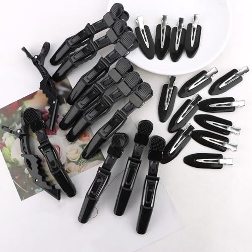 24 pinzas para cabello de estilizado, set de clips miniatura 7