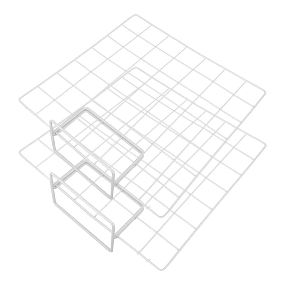 Présentoir de comptoir grille base pour optimiser le rangement bureau