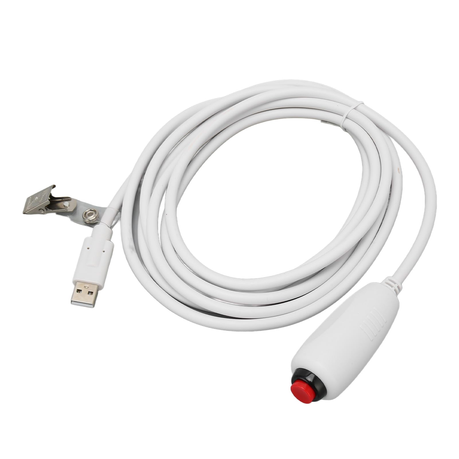 Nurse Call Cable 3 Meters / 9.8ft Replacement of Nurses Stations and Medical Alert Systems, Push Cord Cable with Clip USB Interface