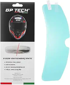 Película Proteção Antiembaçante P/ Viseira Pinlock Capacete Universal GP Tech Importada