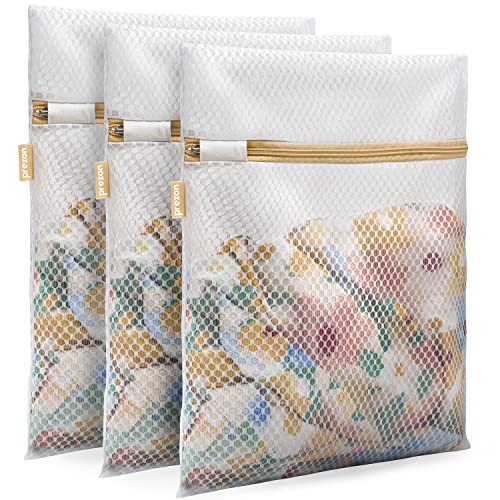 Prezon Bolsas para la Colada Bolsa para Lavadora Bolsa Malla de Lavandería para Lavadoras Bolsas de Colada con Cremallera para Ropa Delicada Sujetador Interior Calcetines Zapatos