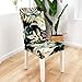 UKKO Copertura da Sedia 2Pc Flower Printing Sedia per Sedia Rimovibile Big Elastic Slipcover Modern Cucina Caso Sedile Caso Sedia Stretch Cover per Banchetti-13,Universal Sizes