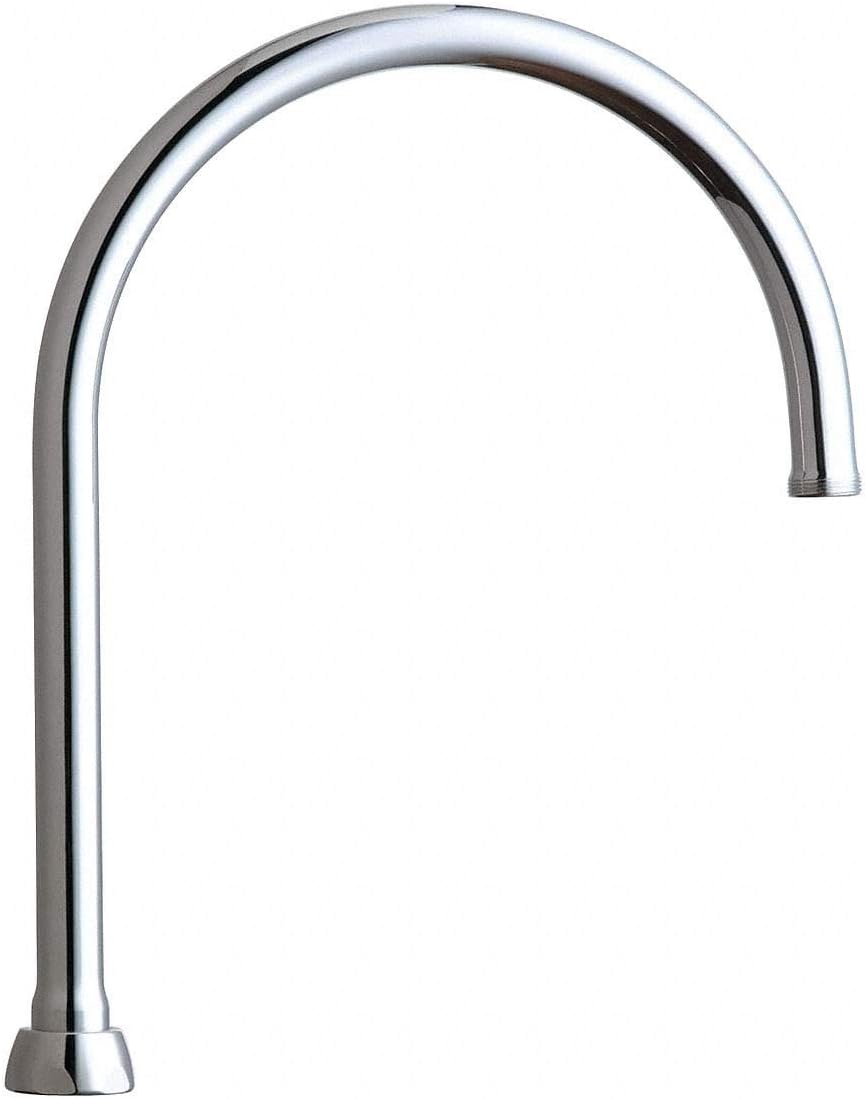 Chicago Faucets 1.5 gpm Gooseneck Spout Assembly, 11-1/4" x 9-1/4" x 1-1/4" for Chicago Fauect Products - GN8AFCJKABCP