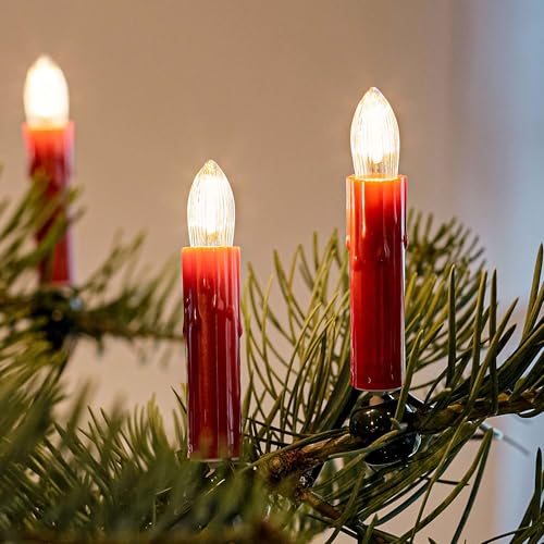 hellum Lichterkette LED-Filament mit Wachstropfen, Made in Germany,...