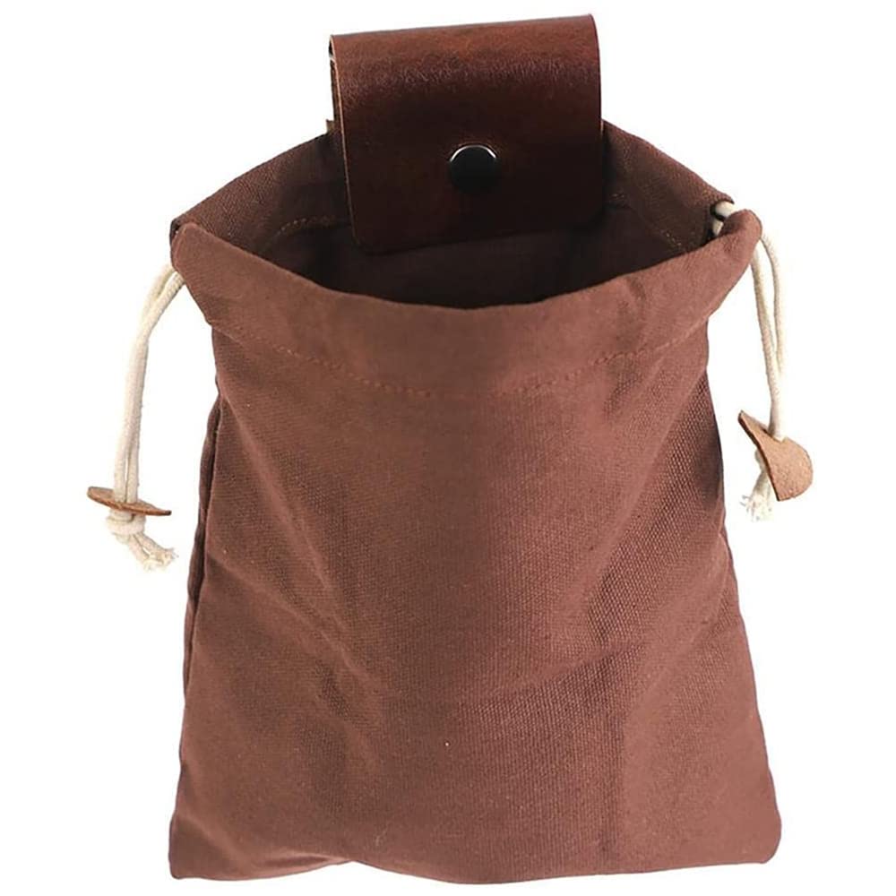 Wachsleinen Beutel Gürteltasche - Pilzsammelbeutel Für Camping & Outdoor