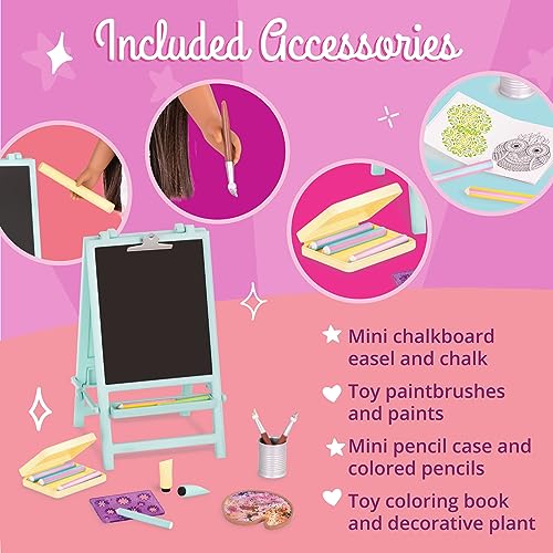 Glitter Girls GG57131Z By Battat – Creative Art Kit Chalkboard Easel Accessory Set – 14-Inch Doll Clothes And Accessories For Girls Age 3 And Up thumb #2