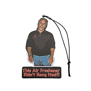 Jeffrey Epstein Air Freshener - This Air Freshener