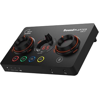 Creative Sound Blaster GC7 Game Streaming DAC Amp with Programmable Buttons, 7.1 Virtual Surround, Battle Mode, Scout Mode, G