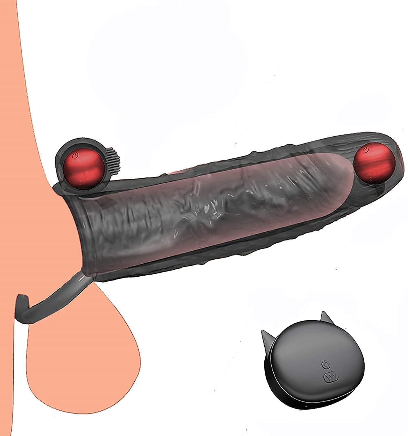 - Soft Sleeve Is Good For Penile Cover Preservativo Di Silicone Dilatatore Del Pene Trasparente Riutilizzabile Manica per il Pene Fit Maschio Ingrandimento Del Pene Eiaculazione
