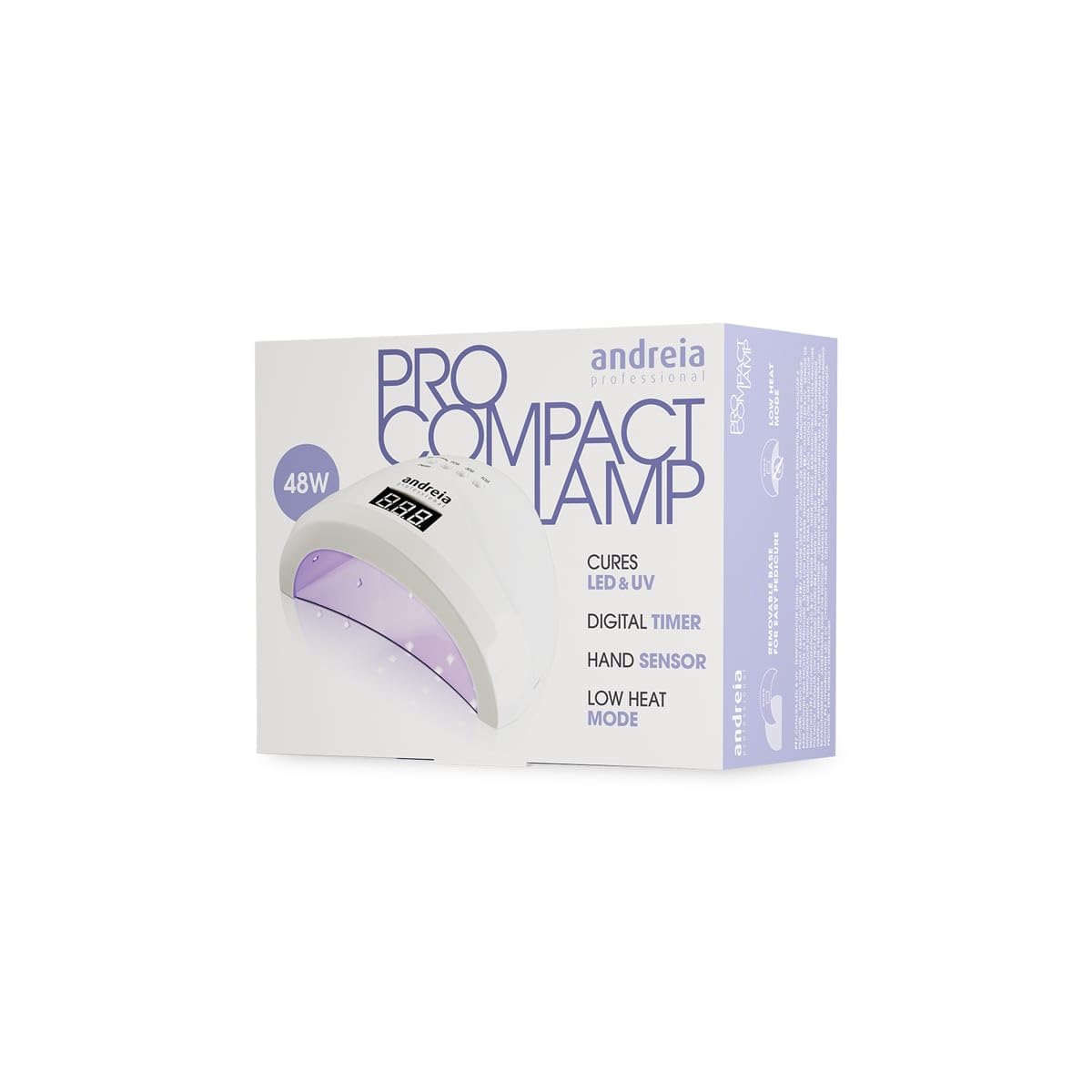 Andreia Pro Compact Lamp catalisador LED/UV 48W para uñas de gel