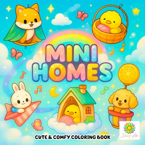 Opiniones y reviews de Mini Home los mejores 10. 45 Mini Homes Coloring Book: Tiny House Adventures with Snuggly Animal Companions