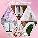 11000Pcs Flatback Pearls for Crafting (White), Assorted Size 2/3/4/5/6/8/10mm Half Pearl Bead Gems with 3Pcs 10ml B7000 Jewelry Glue, Bedazzling Kit for Crafts Shoes Graduation Cap Nail Art