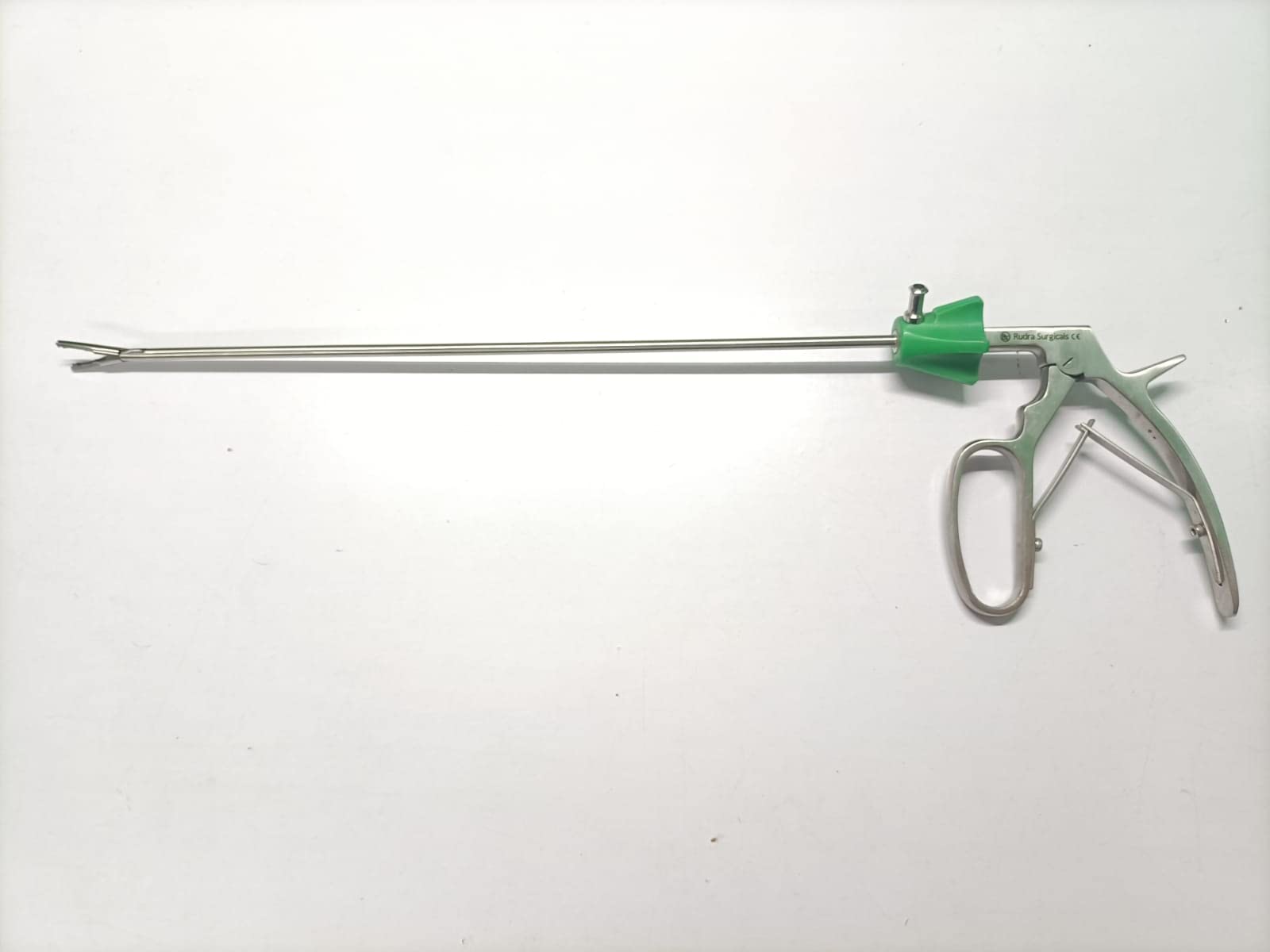 RUDRA SURGICALS - Laparoscopic Hemo-lock Applier 5mmx330mm green Small size Reusable Surgical Instruments CE certified